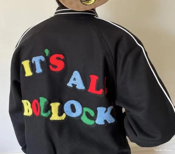 Varsity Bollocks Black Jacket M L Green 21SS Jamie S It's Reid All XL 0802